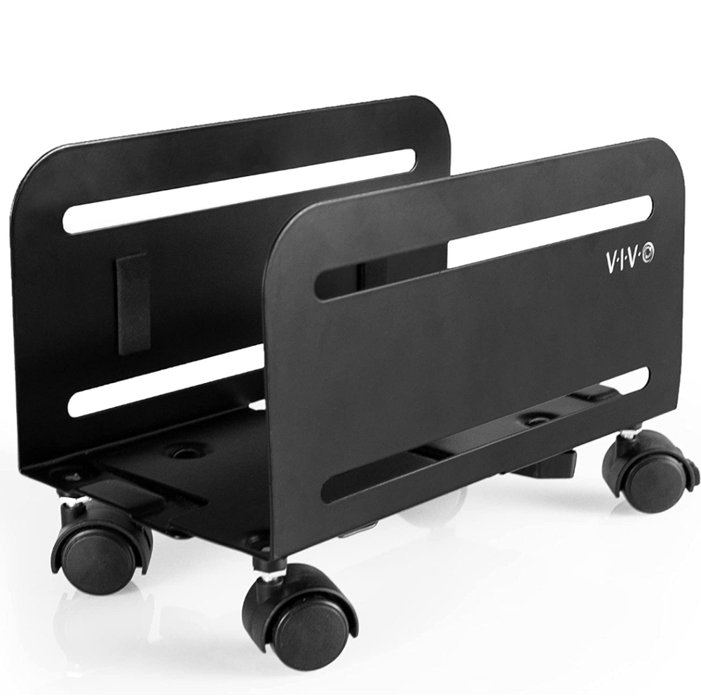 VIVO Computer Tower Desktop ATX-Case, CPU Steel Rolling Stand, 4.7 to 8.2 inch